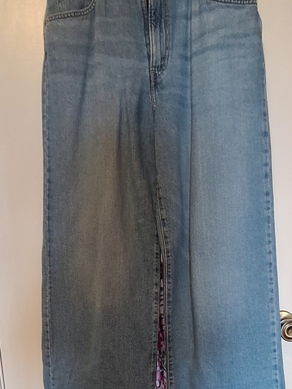 Levi's Light Blue Wide-Leg Jeans